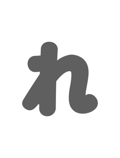 ひらがなグレー_れ