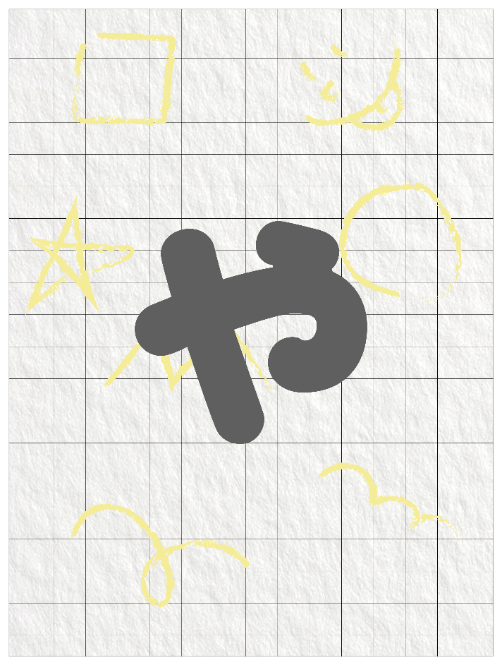ひらがなグレー_小文字ゃ