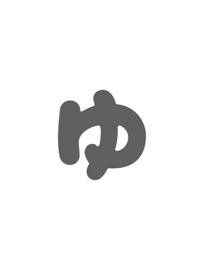 ひらがなグレー_小文字ゅ