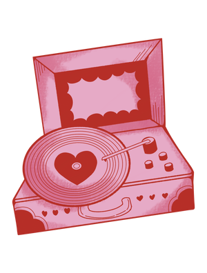 SuiSou_レトロピンク_レコード
