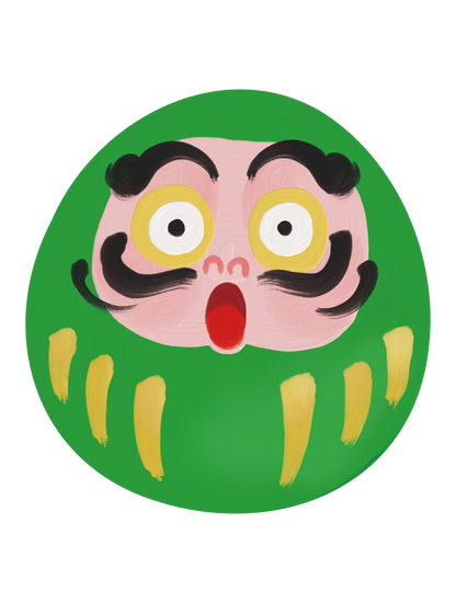 だるま_驚く