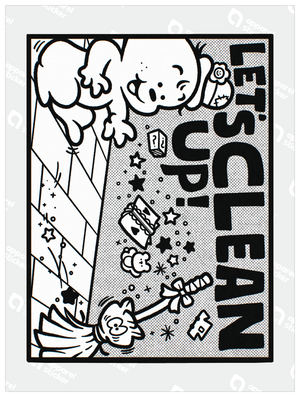 Comic panel_LET_S CLEAN UP