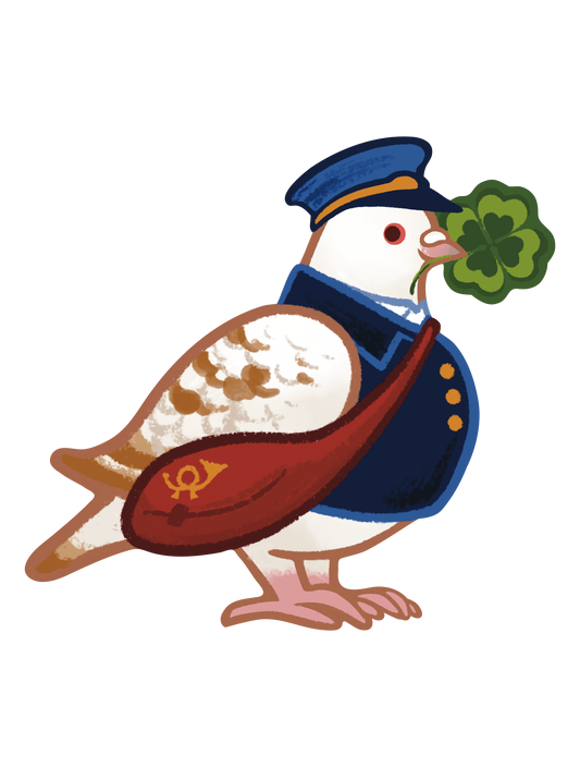 Kamito Sumi_鳥の郵便屋さん_はと