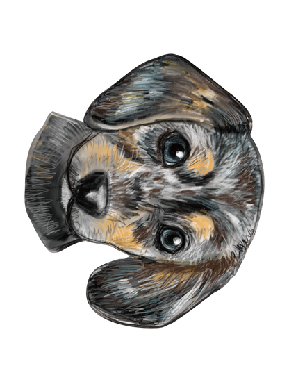 Refined Sketch Dog_dachshund