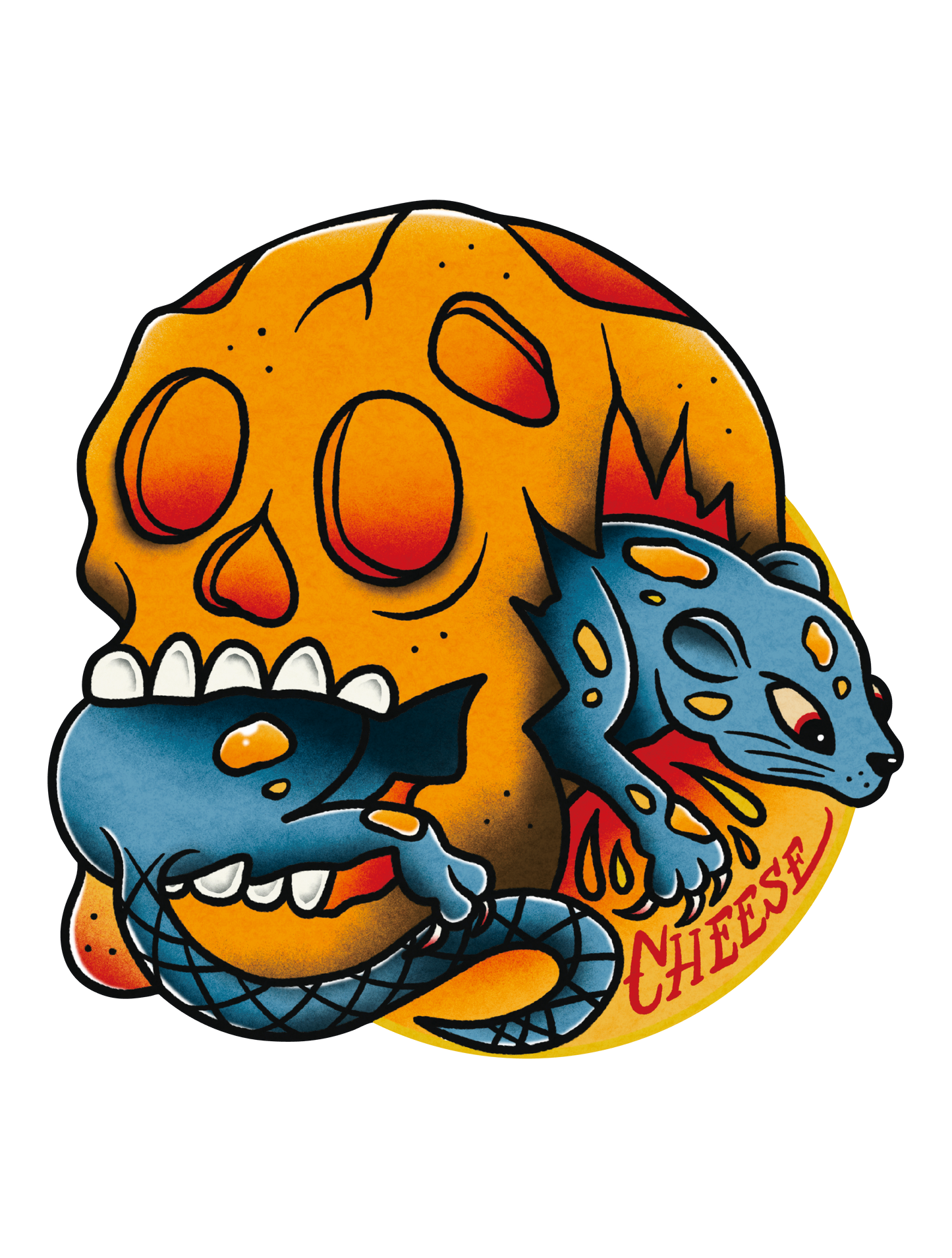 石川エリザ_Tatooカラー_チーズスカル