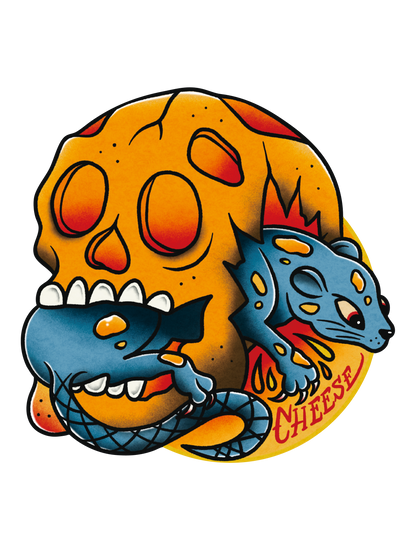 石川エリザ_Tatooカラー_チーズスカル