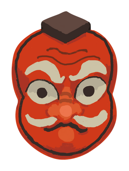 祭りのお面_天狗