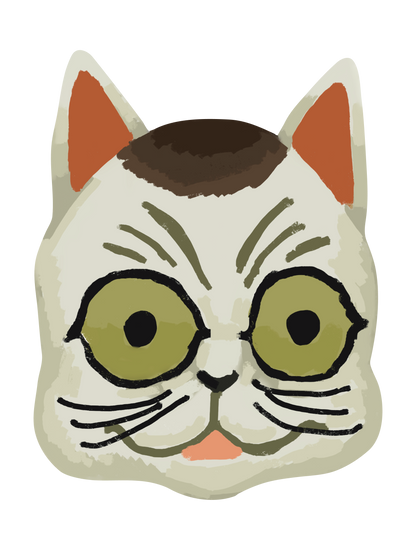 祭りのお面_猫面