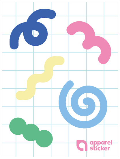 シンプル図形_soft colors