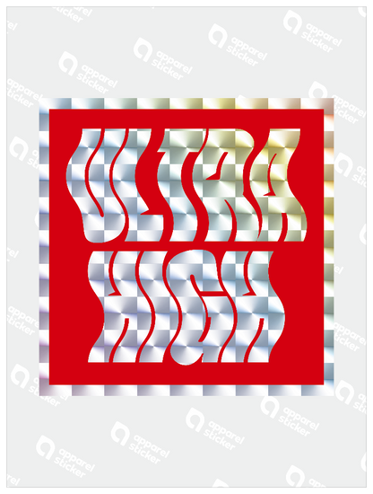 ホログラムシール_ULTRA HIGH RED