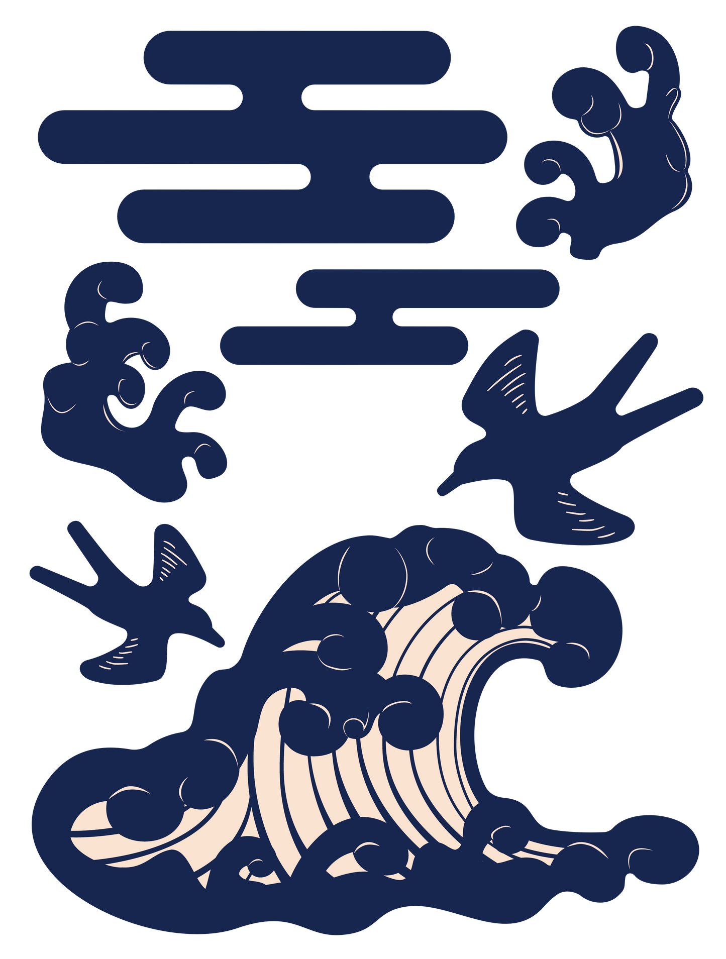 和装飾_波