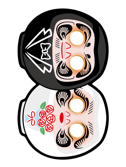 夫婦だるま
