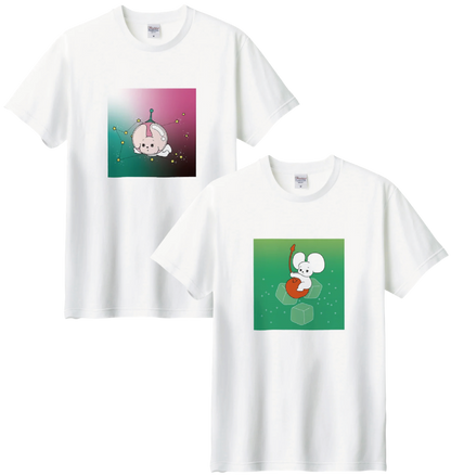 しらたま 半袖Tシャツ
