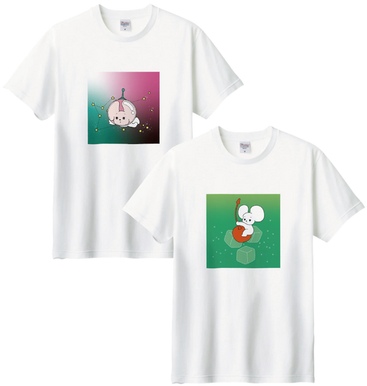 しらたま 半袖Tシャツ