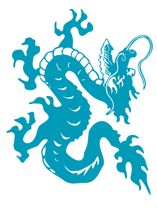 中華万歳_龍_Blue
