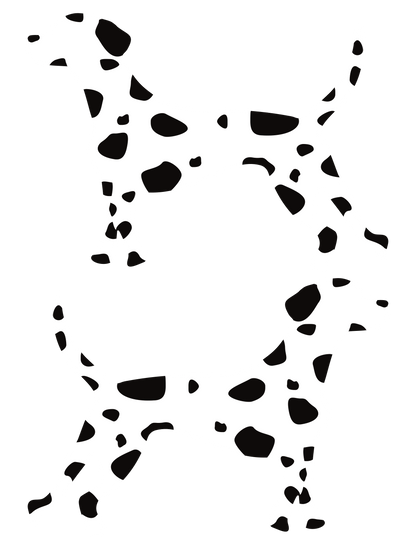 シンプル犬猫ミニ_ダルメシアン