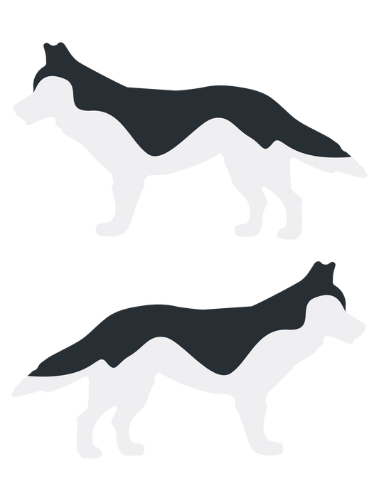 シンプル犬猫ミニ_ハスキー
