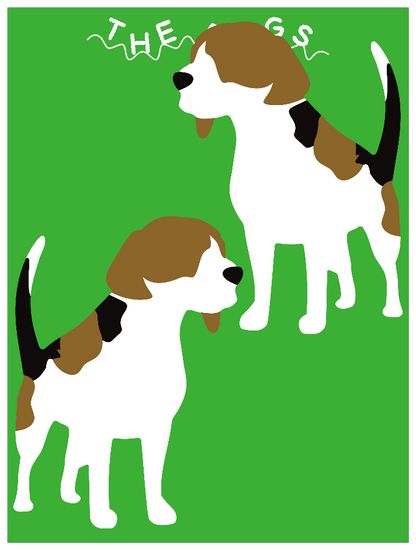 シンプル犬猫ミニ_ピーグル