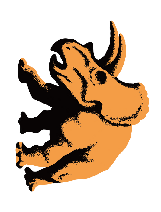恐竜_トリケラトプスA
