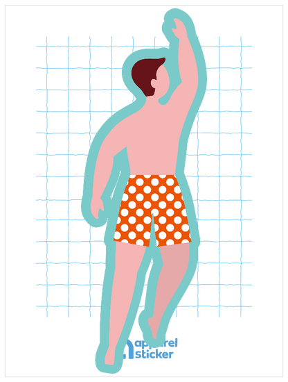 プール_クロール シンプル縁
