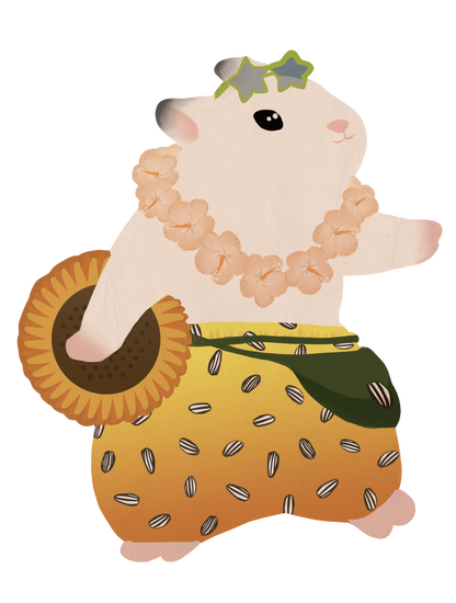 波乗り_ハムスター