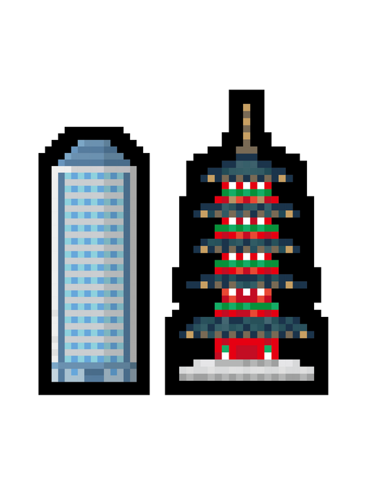 レトロG_ビル 五重塔