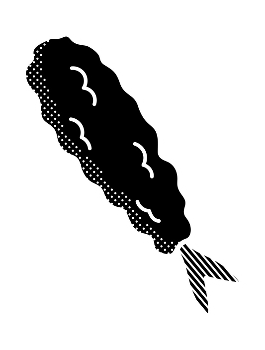 うどん黒_海老天
