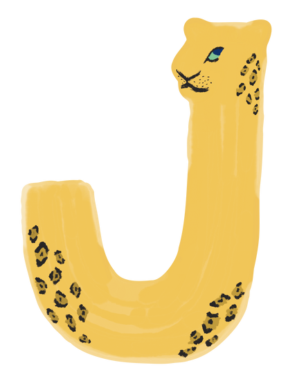 動物アルファベットI_ジャガー J