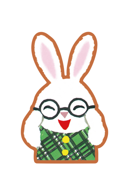 めがねうさぎ_うさこ１