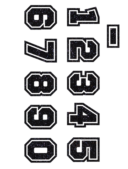 グリッターカレッジ_0-9_ブラック