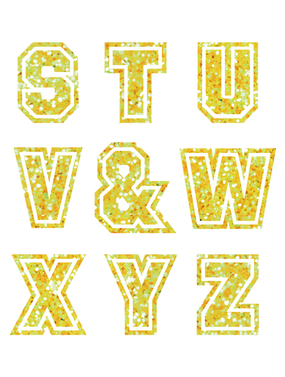 グリッターカレッジ_S-Z_イエロー