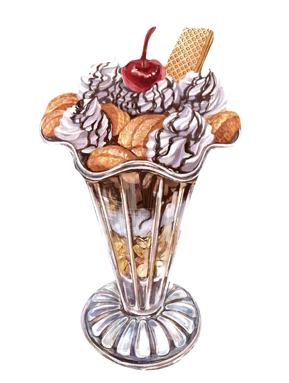 レトロ喫茶_パフェ