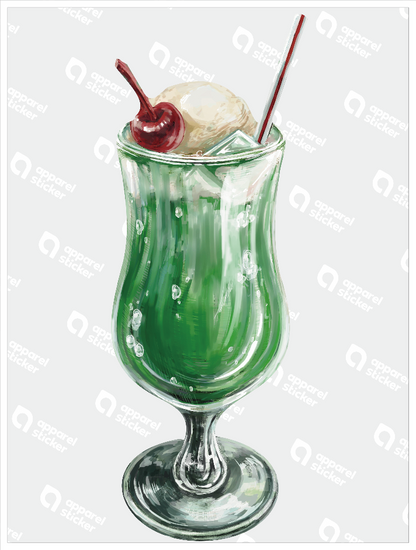レトロ喫茶_クリームソーダ