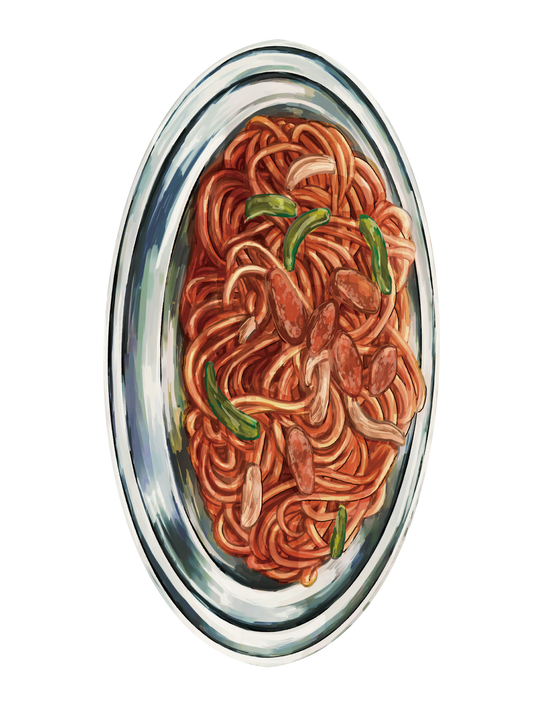 レトロ喫茶_ナポリタン