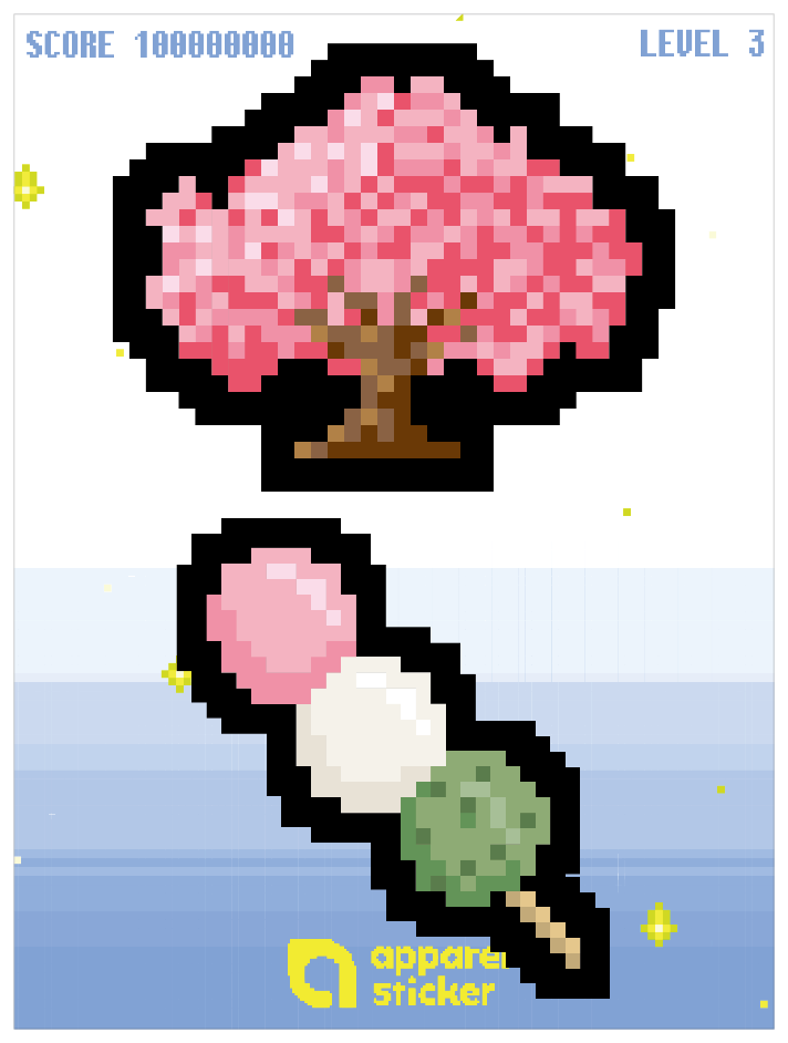 レトロG_桜 三色団子