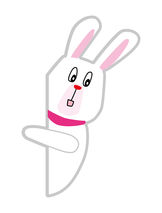 ひょっこりうさぎ1