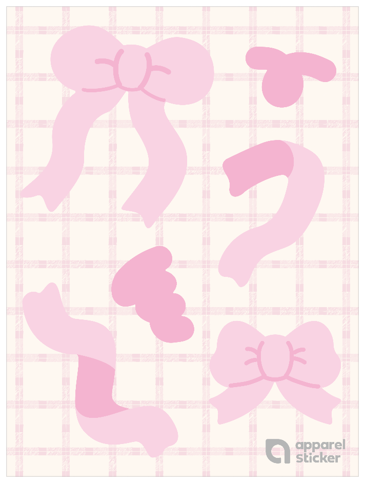 推し色ゆるリボン_ピンク