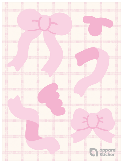 推し色ゆるリボン_ピンク