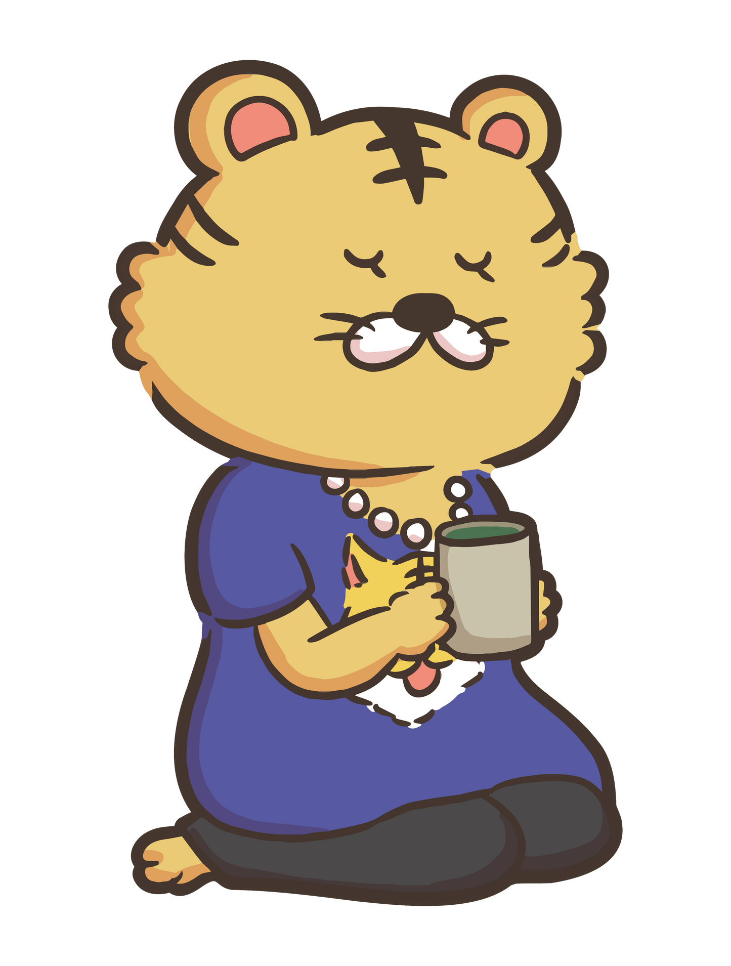 おばちゃんトラ お茶