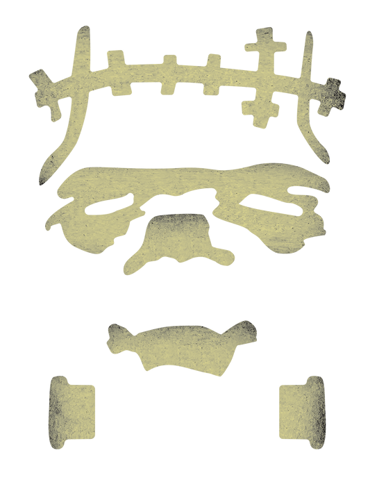 ふくわらい_ハロウィンフランケンイエロー