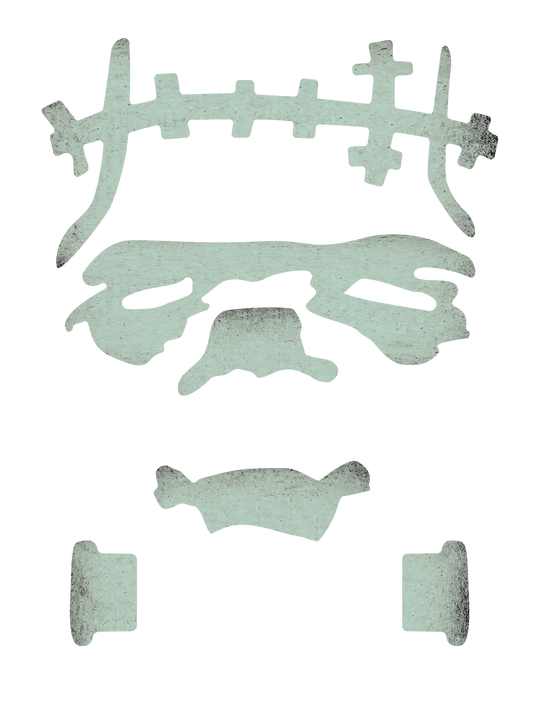 ふくわらい_ハロウィンフランケンブルー