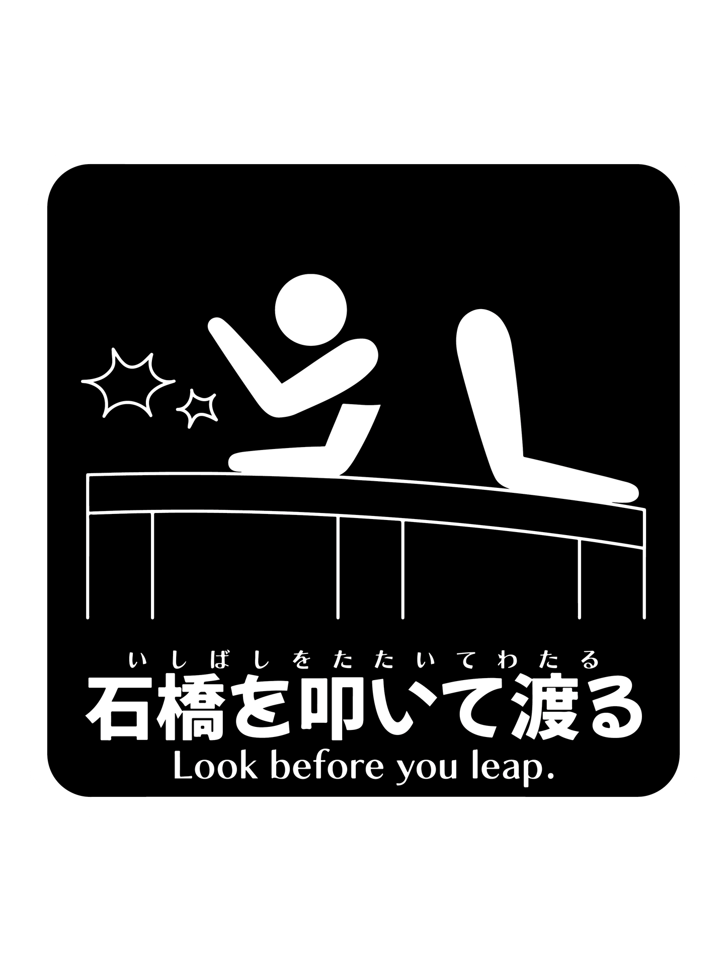 石橋を叩いて渡るB