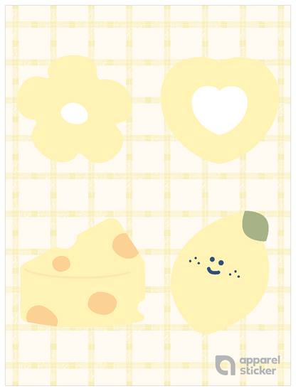 推し色ゆるモチーフ_イエロー