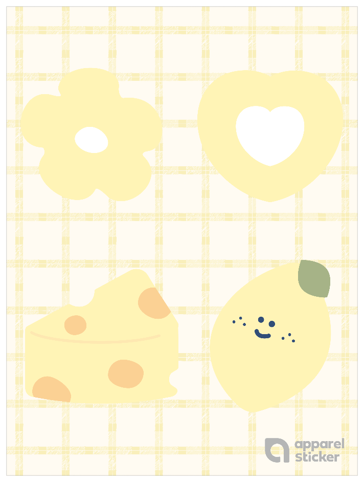 推し色ゆるモチーフ_イエロー