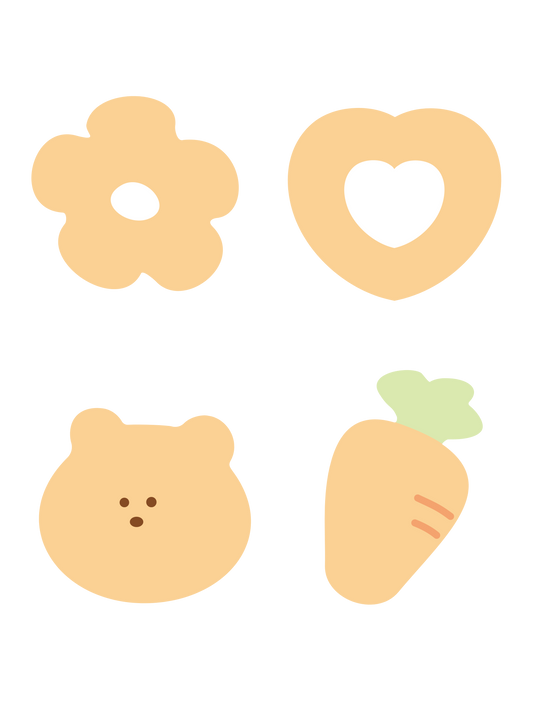 推し色ゆるモチーフ_オレンジ