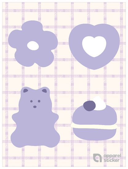 推し色ゆるモチーフ_パープル