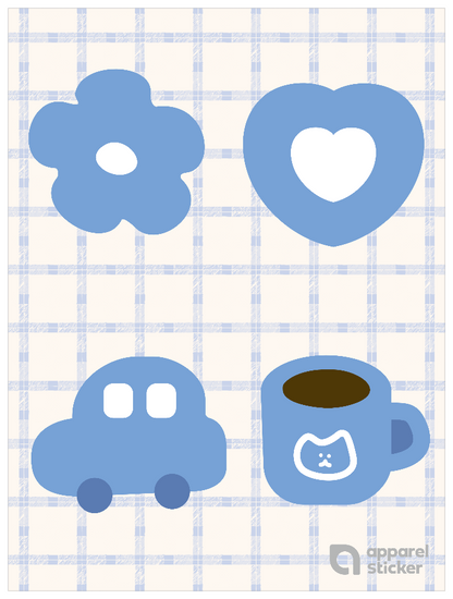 推し色ゆるモチーフ_ブルー