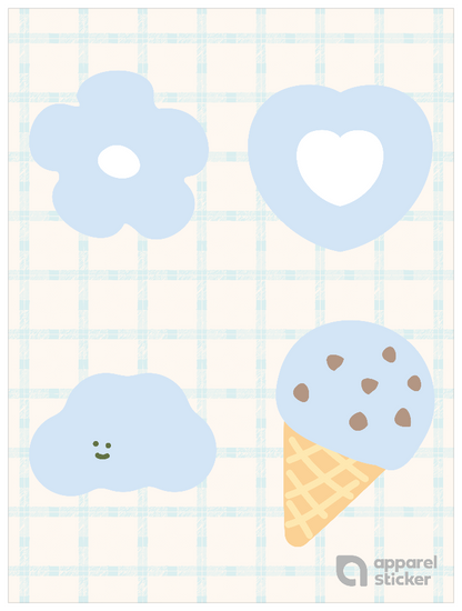 推し色ゆるモチーフ_水色