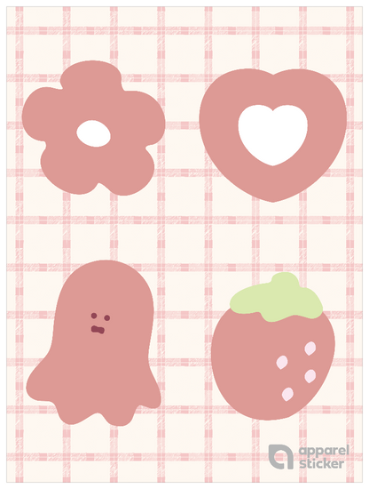 推し色ゆるモチーフ_レッド