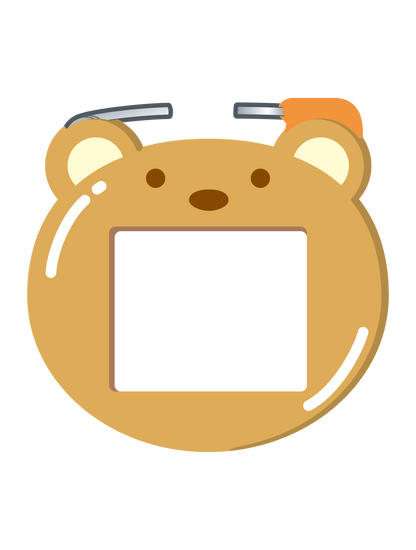 ようちえんバッジ_くま